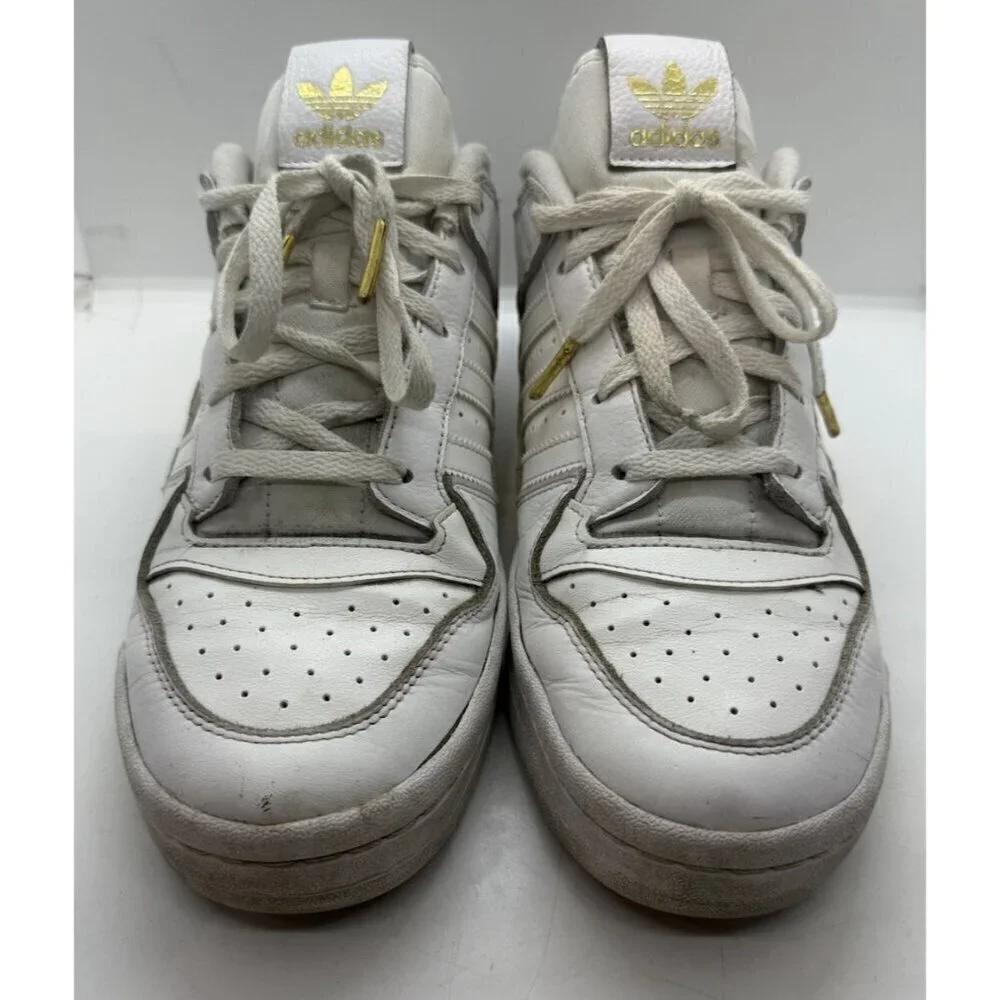 Adidas Originals Forum Low Classic White Gold Tumbled Leather IG0690 Men's 11 US